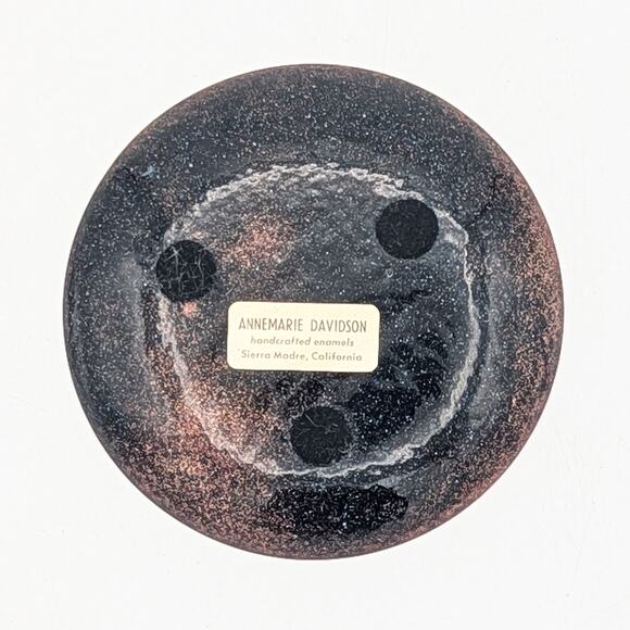 Annemarie Davidson Penguin Enamel Copper Plate MCM Art Vintage - Picture 3 of 13